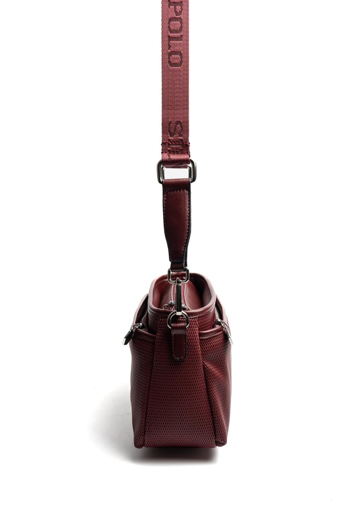 Silver & Polo SP1184 Kadın Çapraz Çanta Petek Bordo