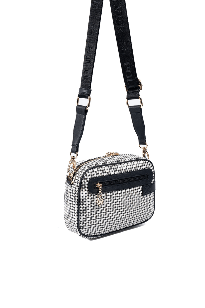 Silver & Polo SP1256 Kadın Çapraz Çanta King Desen Siyah