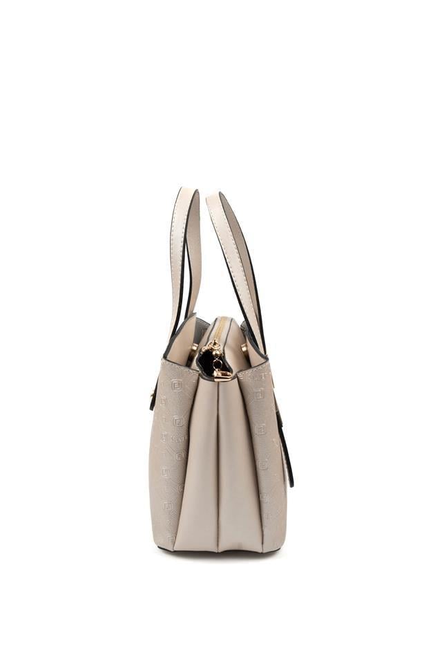 Silver Polo Bej - S.Bej Logolu Kadın El Çantası SP1021