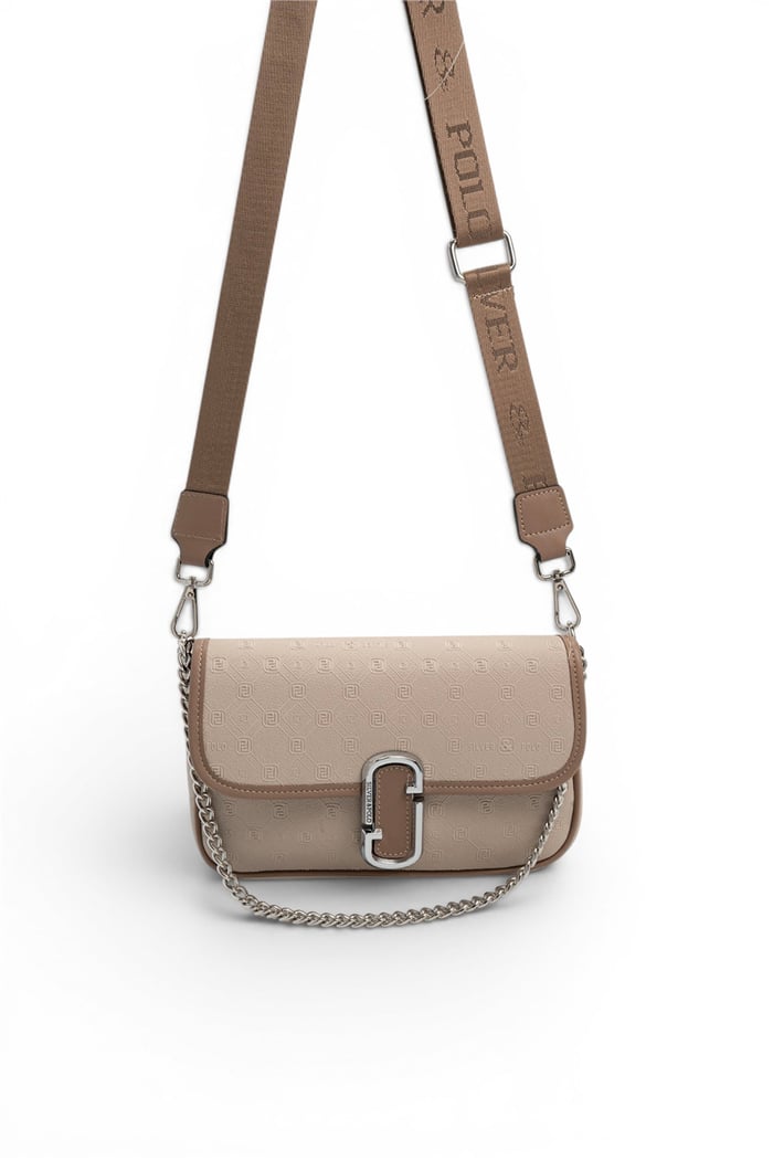 Silver Polo Bej - Latte Fashion Kadın Omuz Çantası SP1171