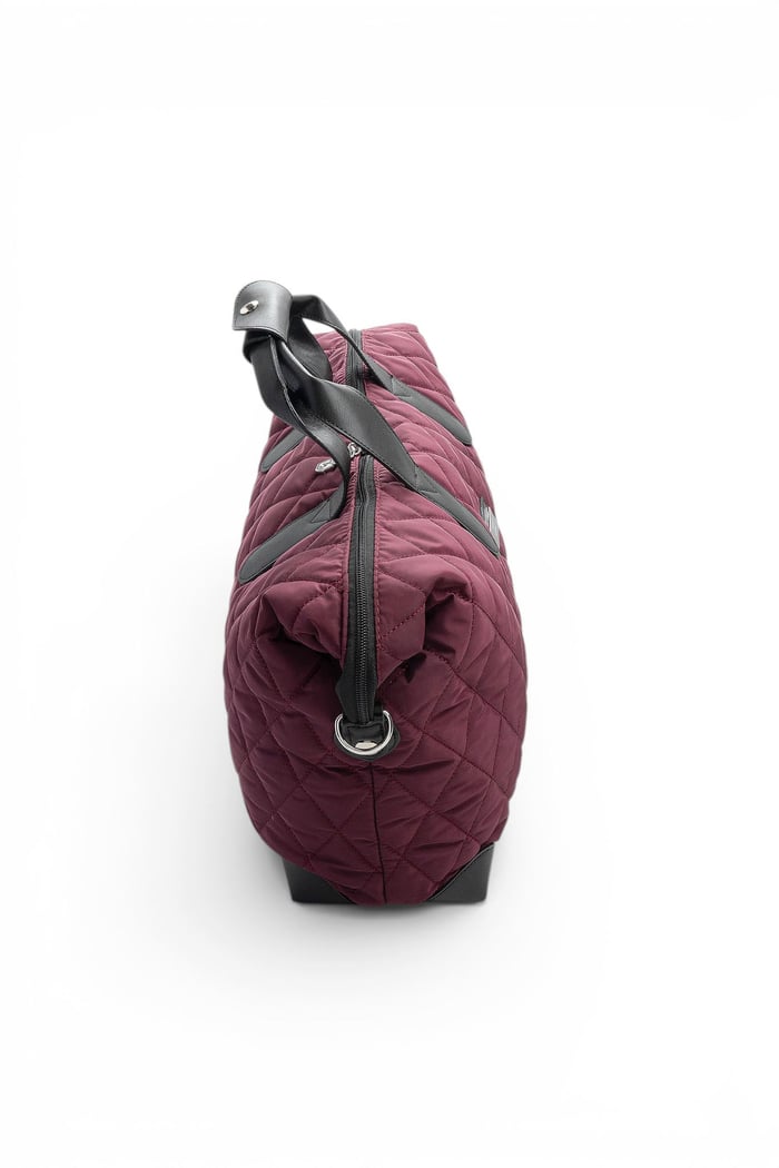 Silver Polo Bordo - Siyah Memory Kadın Seyahat Çantası SP1141