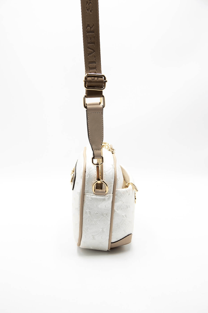 Silver & Polo SP1094 Kadın Çapraz Çanta Logolu Sedef-S.Nut