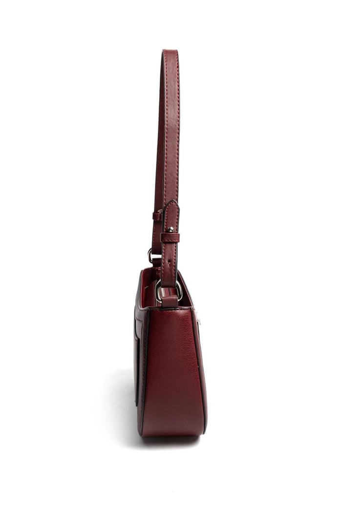 Silver & Polo SP1132 Kadın Çapraz Çanta Düz Bordo