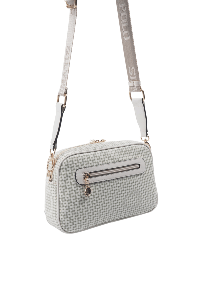 Silver & Polo SP1094 Kadın Çapraz Çanta King Desen Yeşil-Kemik