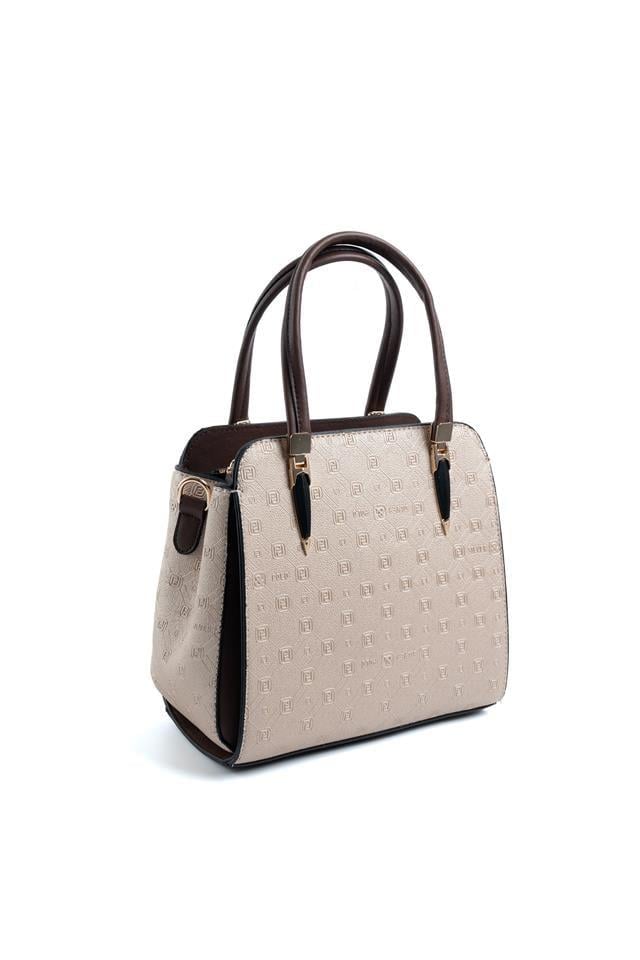 Silver Polo Nut - Kahve Logolu Kadın El Çantası SP1136