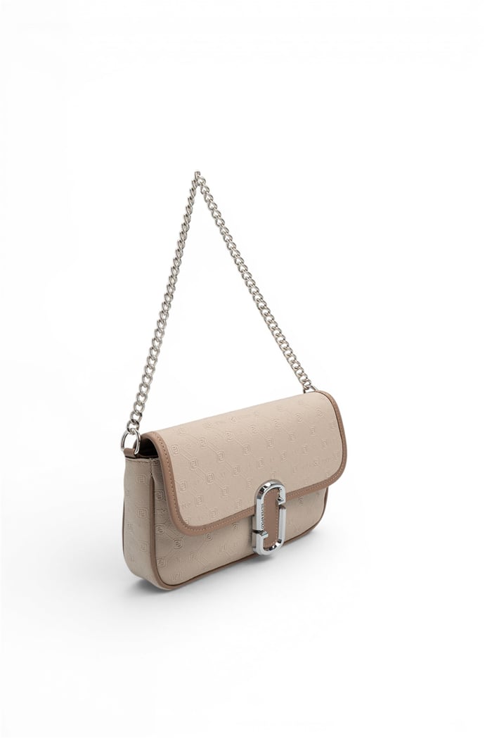 Silver Polo Bej - Latte Fashion Kadın Omuz Çantası SP1171