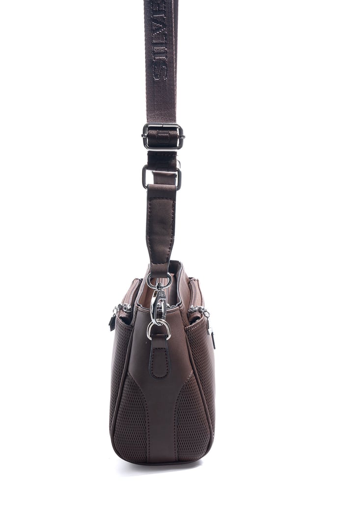 Silver & Polo SP1273 Kadın Çapraz Çanta Petek Kahve