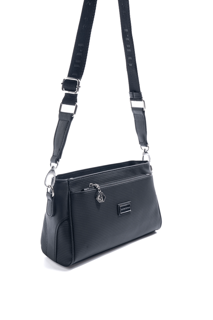 Silver & Polo SP1273 Kadın Çapraz Çanta Petek Siyah