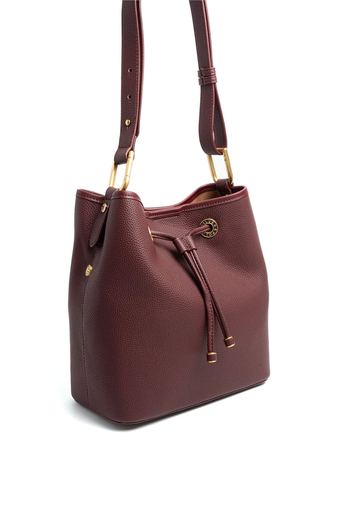 Silver Polo Bordo - Bordo Mini Rolax Kadın Omuz Çantası SP1241
