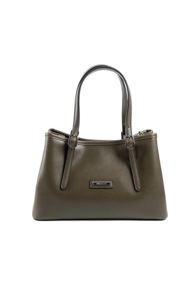 Silver & Polo SP1252 Kadın El Çantası Düz Zeytuni