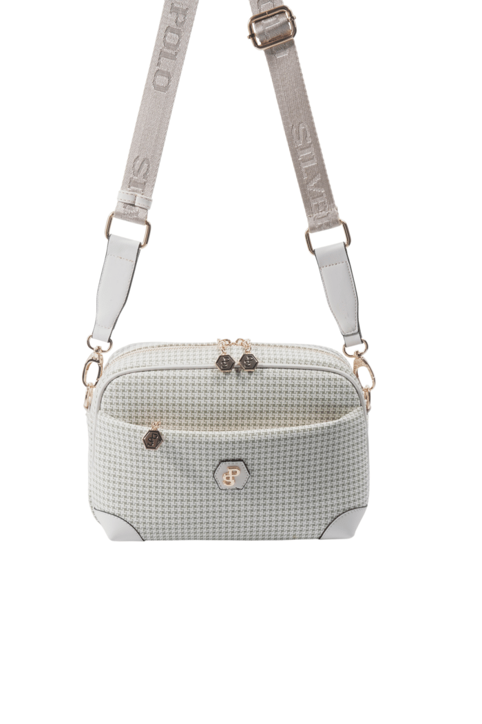 Silver & Polo SP1094 Kadın Çapraz Çanta King Desen Yeşil-Kemik