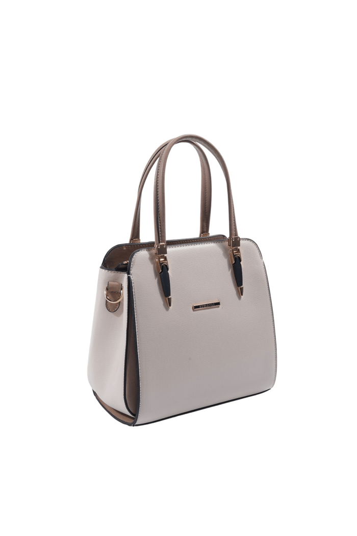 Silver Polo Bej - Latte Düz Kadın El Çantası SP1136