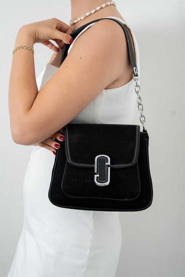 Silver & Polo SP1147 Kadın Omuz Çantası Fashion Siyah