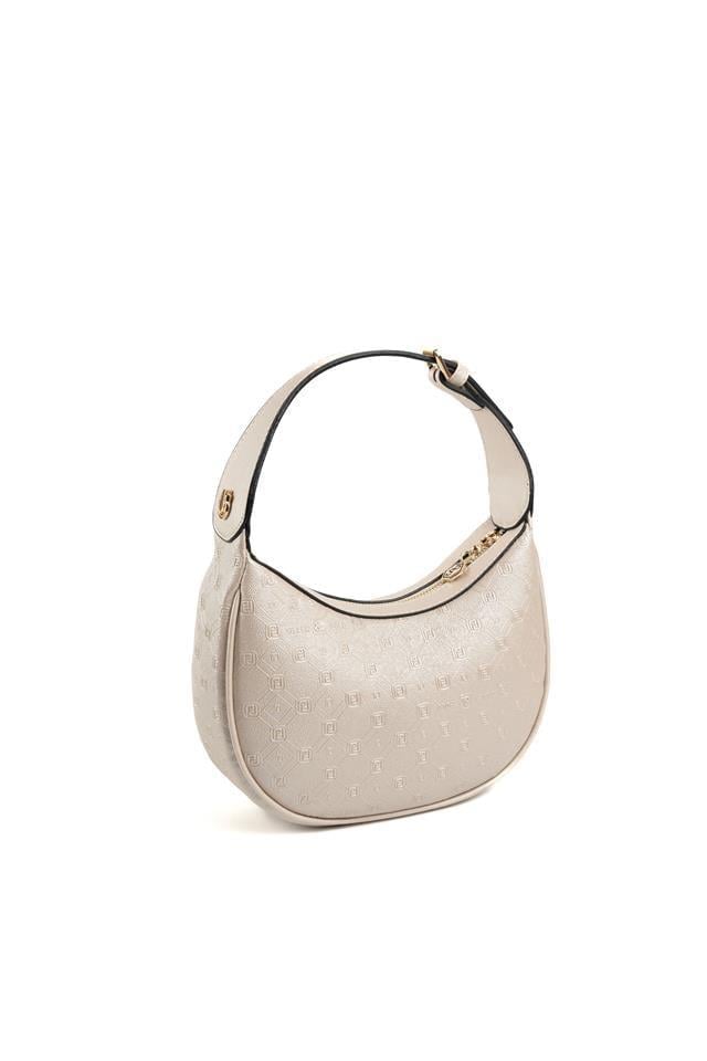 Silver Polo Bej - S.Bej Logolu Kadın Omuz Çantası SP1194
