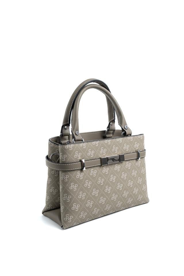 Silver & Polo SP1149 Kadın El Çantası Monogram Y.Yeşil