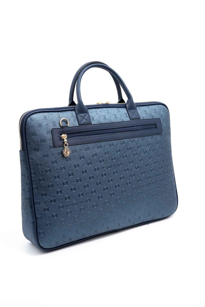 Silver & Polo SP1175 Kadın Laptop & Evrak Çantası Logolu Lacivert