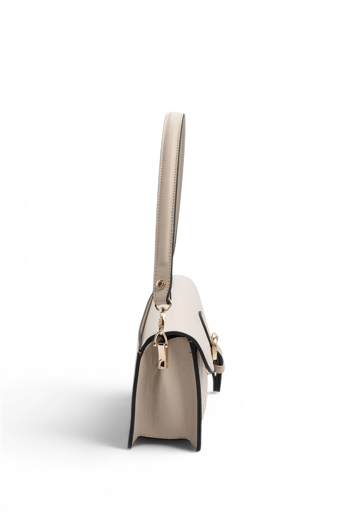 Silver & Polo SP1279 Kadın Omuz Çantası Düz Bej-M204 Kum-Kum Beji