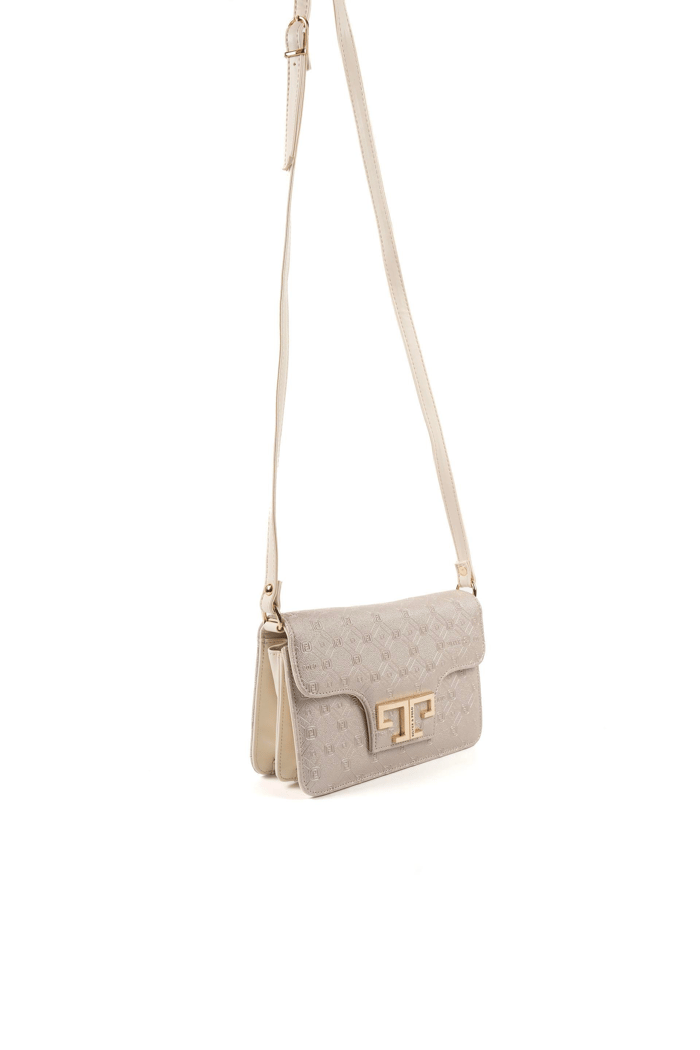 Silver Polo Bej - S.Bej Logolu Kadın Çapraz Çanta SP1170