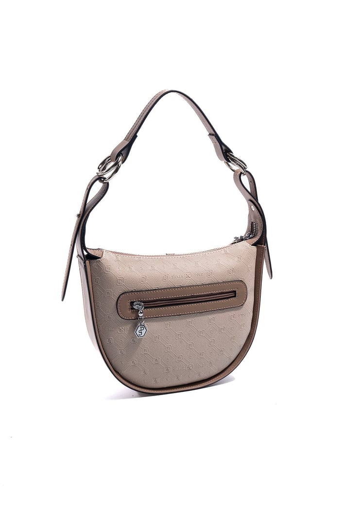 Silver & Polo SP1270 Kadın Omuz Çantası Fashion Bej-Latte