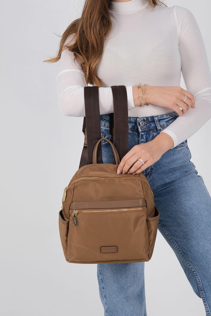 Silver & Polo SP1209 Kadın Sırt Çantası  Tütün-Kahve