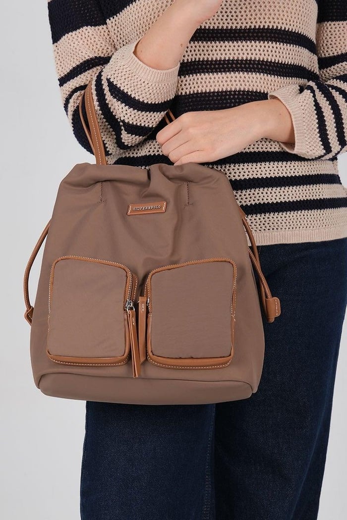 Silver & Polo SP1232 Kadın Sırt Çantası  Kahve-Taba