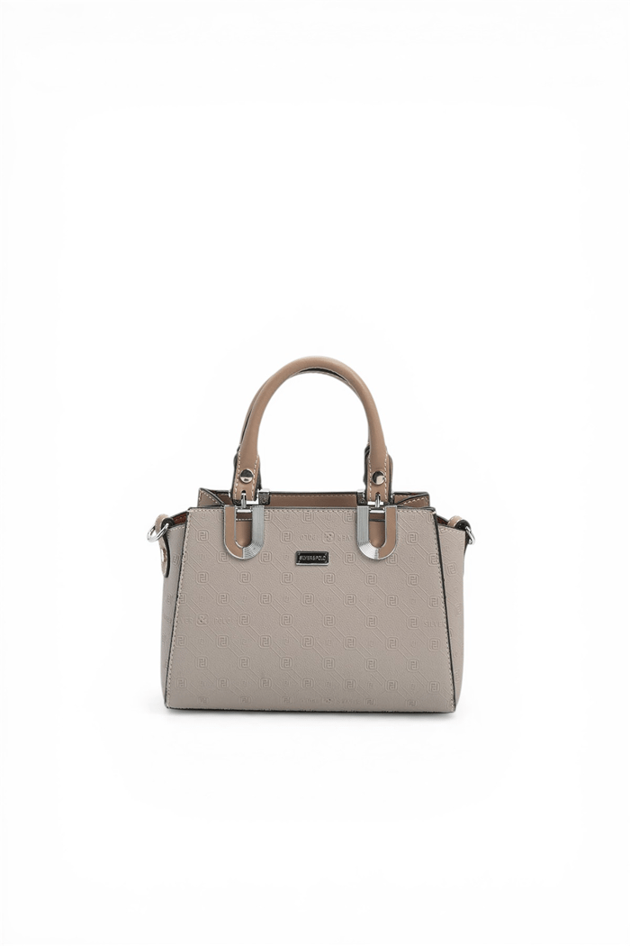 Silver Polo A.Vizon - Latte Fashion Kadın El Çantası SP1281