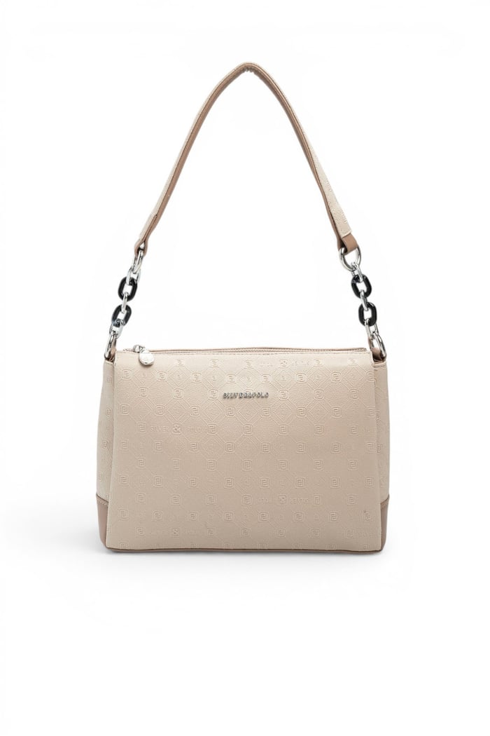 Silver & Polo SP910 Kadın Çapraz Çanta Fashion Bej-Latte