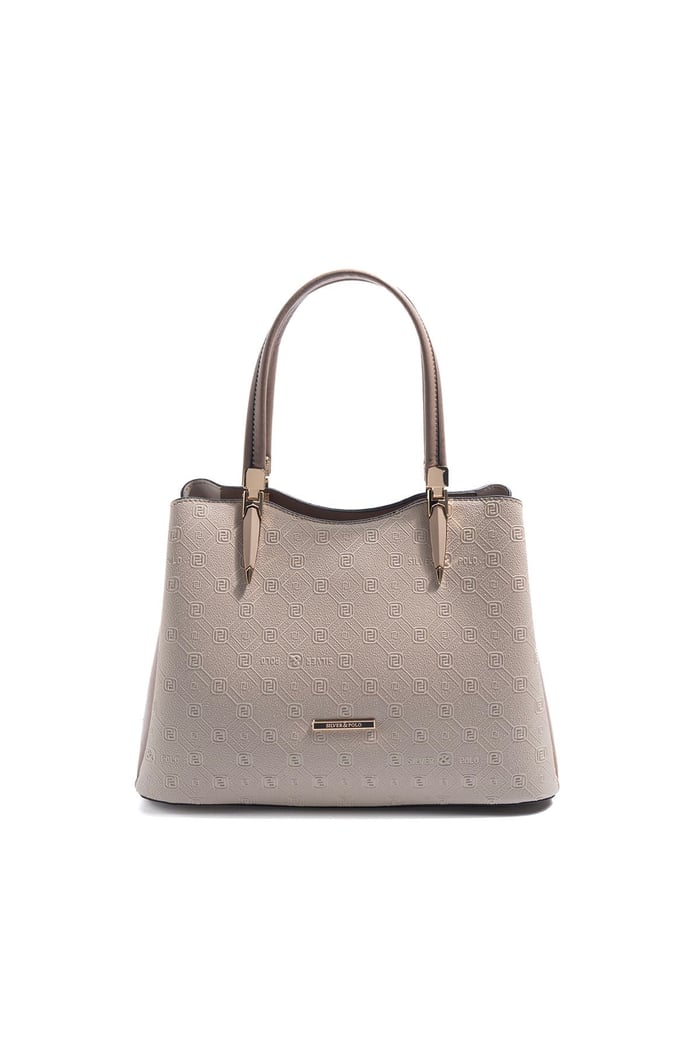 Silver Polo Bej - Latte Fashion Kadın El Çantası SP1205
