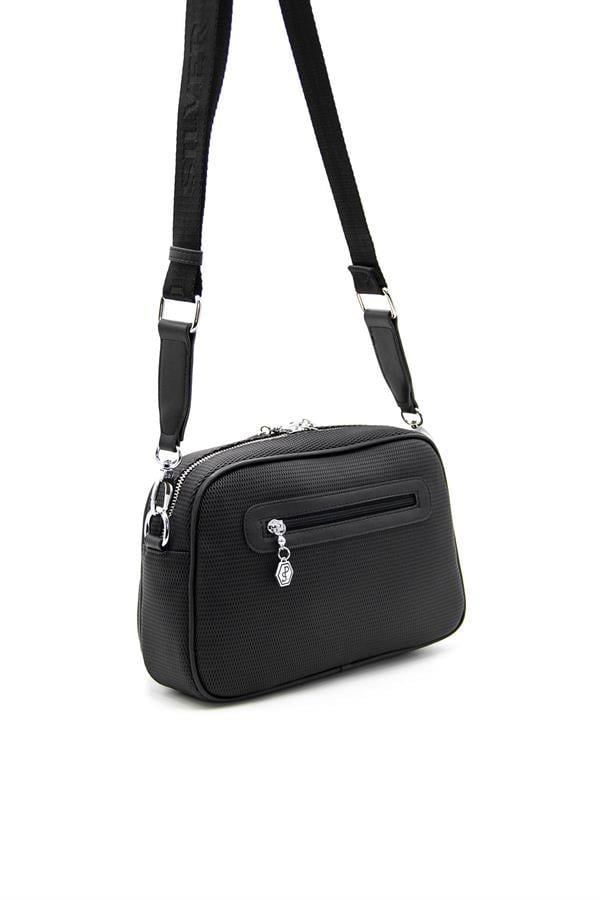 Silver & Polo SP1094 Kadın Çapraz Çanta Petek Siyah