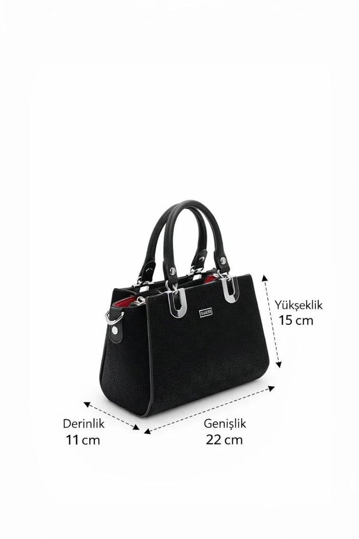 Silver Polo Siyah - Siyah Fashion Kadın El Çantası SP1281