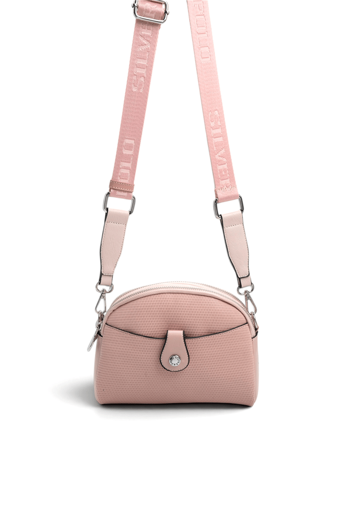 Silver & Polo SP1144 Kadın Çapraz Çanta Petek Pink-Pink