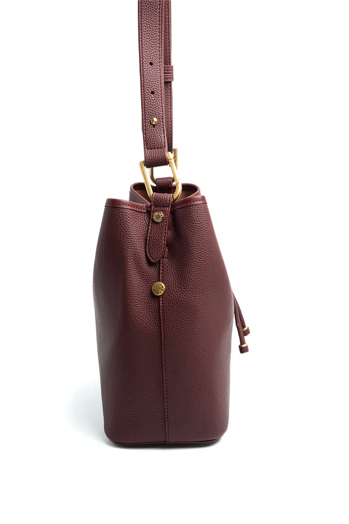 Silver Polo Bordo - Bordo Mini Rolax Kadın Omuz Çantası SP1241
