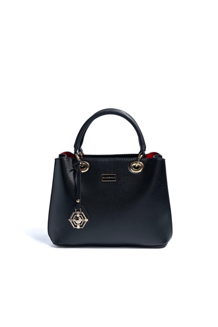 Silver & Polo SP1272 Kadın El Çantası Düz Siyah