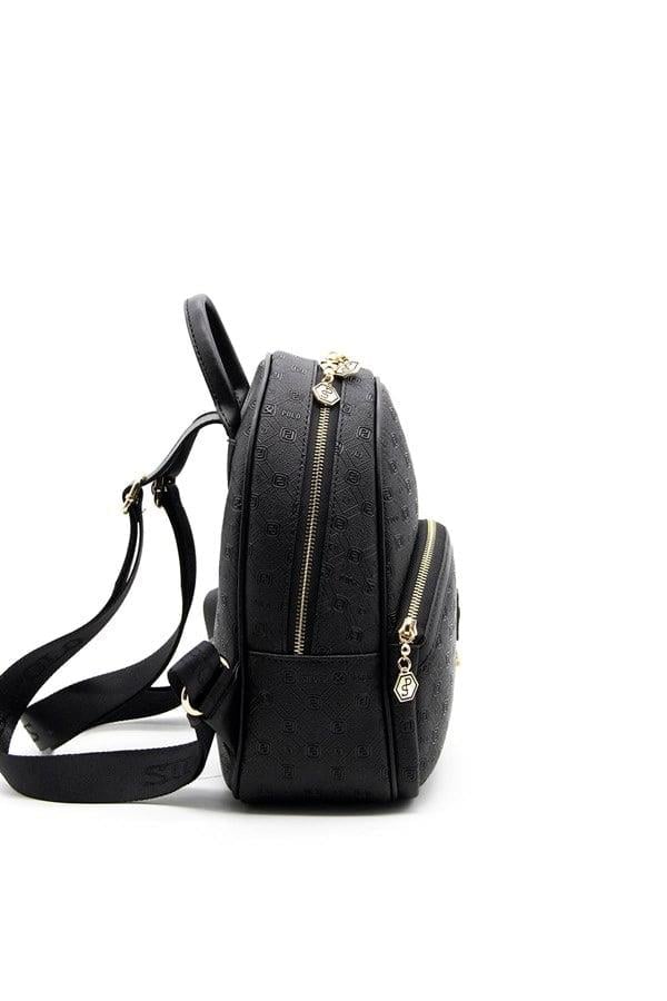 Silver & Polo SP945 Kadın Sırt Çantası Logolu Siyah