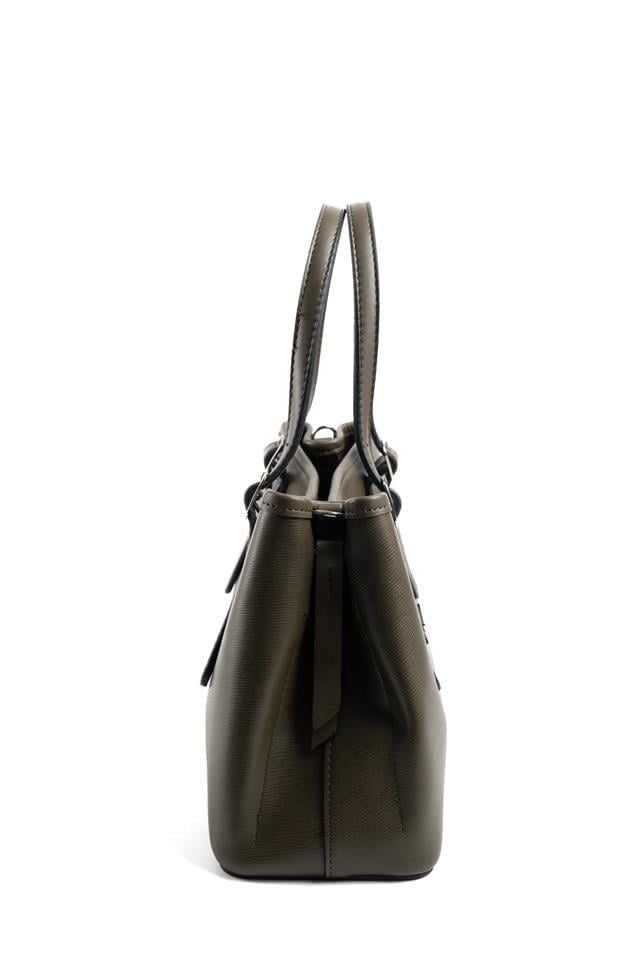 Silver & Polo SP1252 Kadın El Çantası Düz Zeytuni