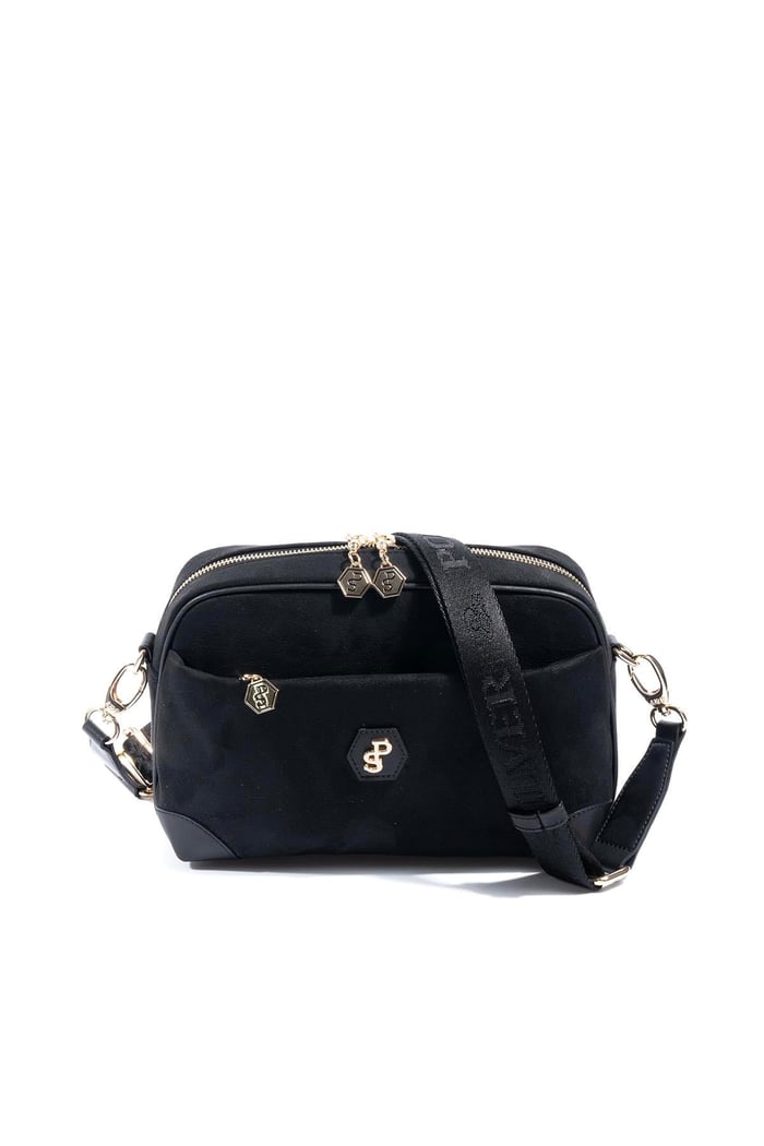 Silver & Polo SP1094 Kadın Çapraz Çanta Süet Siyah
