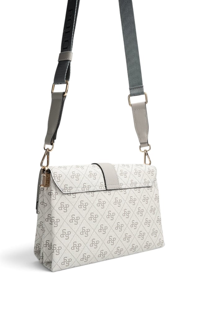 Silver Polo A.Gri - Gri Monogram Kadın Çapraz Çanta SP1009