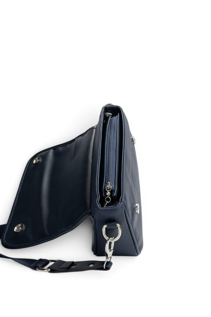 Silver Polo Lacivert - Lacivert Petek Kadın Çapraz Çanta SP1182