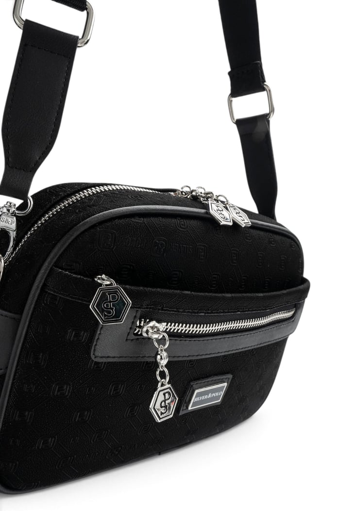 Silver Polo Siyah - Siyah Fashion Kadın Çapraz Çanta SP1297