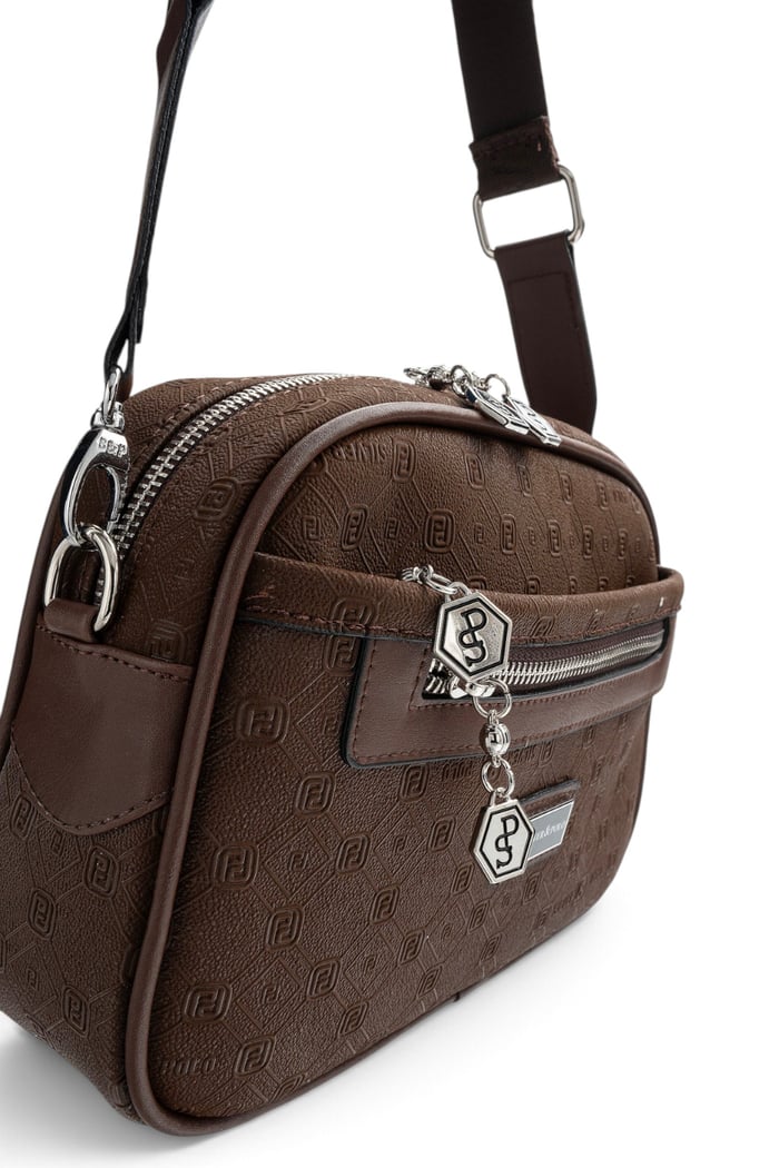 Silver Polo Kahve - Kahve Fashion Kadın Çapraz Çanta SP1297