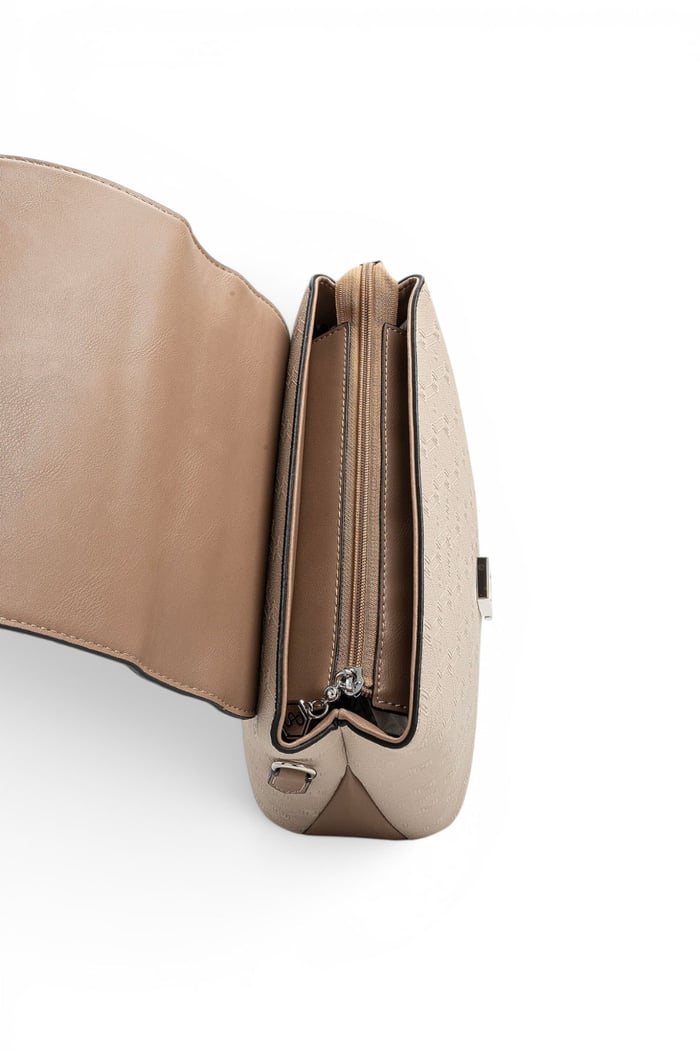 Silver & Polo SP838 Kadın Çapraz Çanta Fashion Bej-Latte