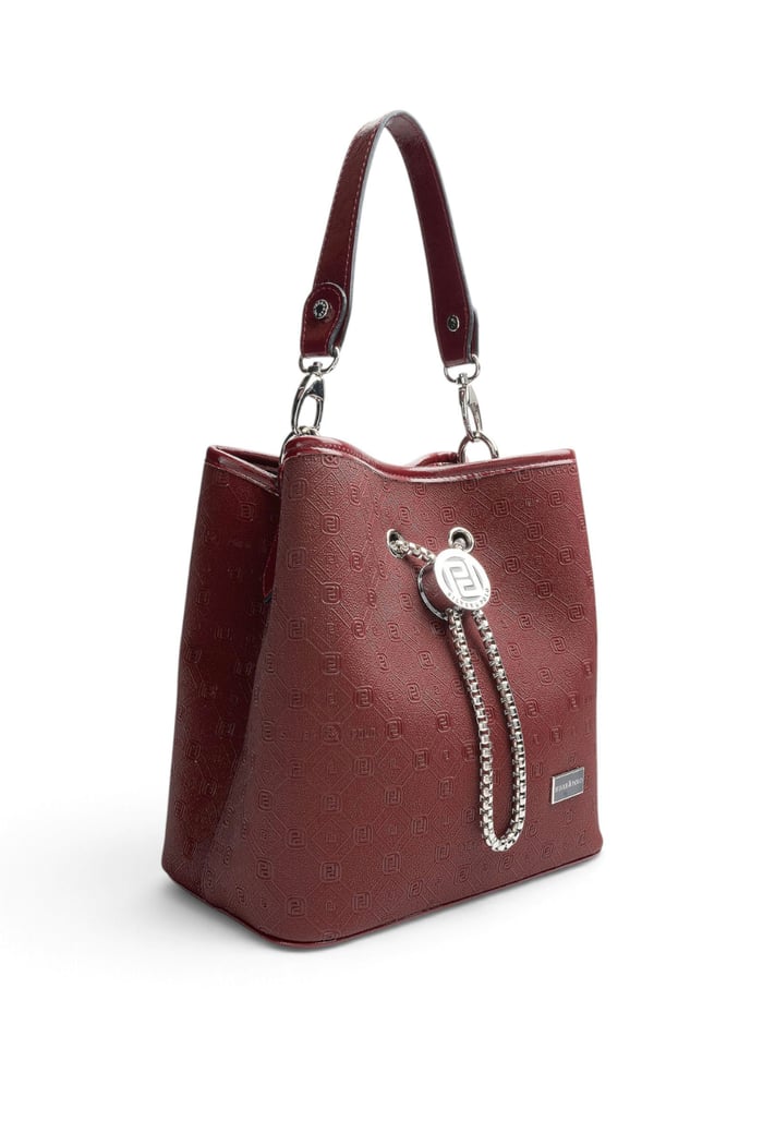 Silver Polo Bordo - 333 Nomy Bordo Fashion Kadın Çapraz Çanta SP967