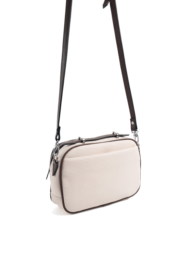 Silver & Polo SP1186 Kadın Çapraz Çanta Petek Bej-Kahve