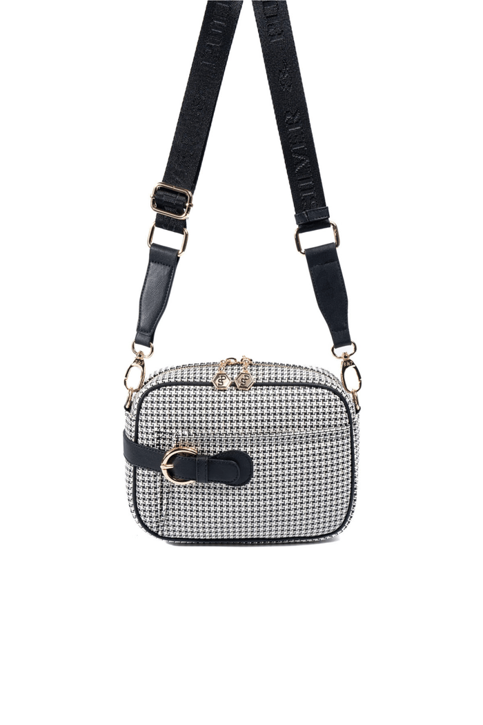 Silver & Polo SP1256 Kadın Çapraz Çanta King Desen Siyah