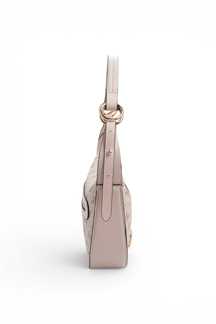 Silver & Polo SP1270 Kadın Omuz Çantası Monogram Pembe-Pudra