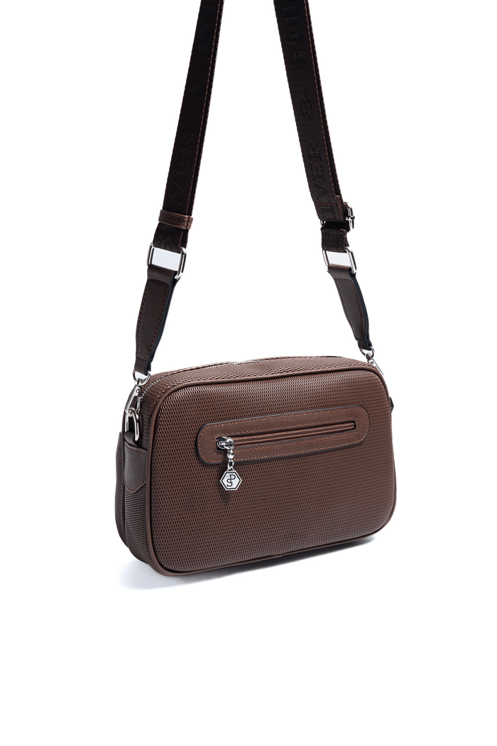 Silver Polo Kahve - Kahve Petek Kadın Çapraz Çanta SP1267