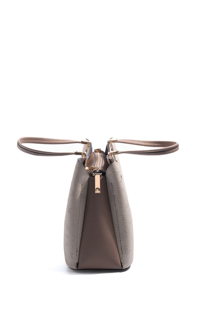 Silver Polo Bej - Latte Fashion Kadın El Çantası SP1205