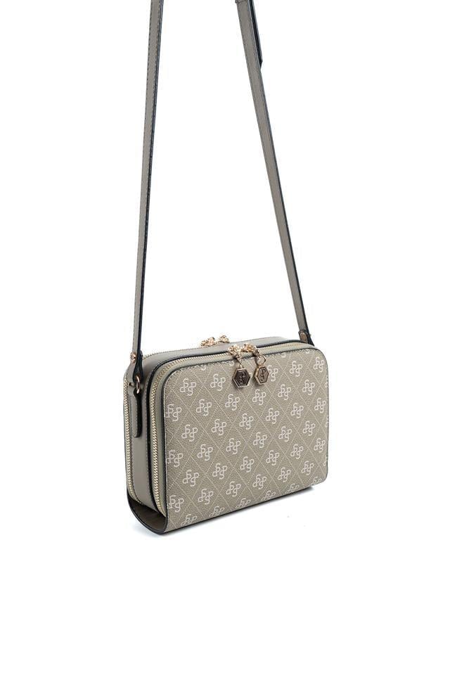 Silver Polo Y.Yeşil - Y.Yeşil Monogram Kadın Çapraz Çanta SP888