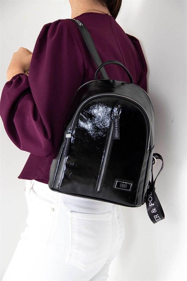 Silver & Polo SP901 Kadın Sırt Çantası Alaska Siyah
