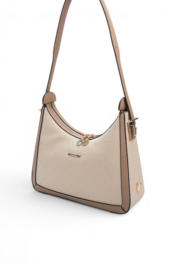 Silver Polo Bej - Latte Fashion Kadın Omuz Çantası SP1187